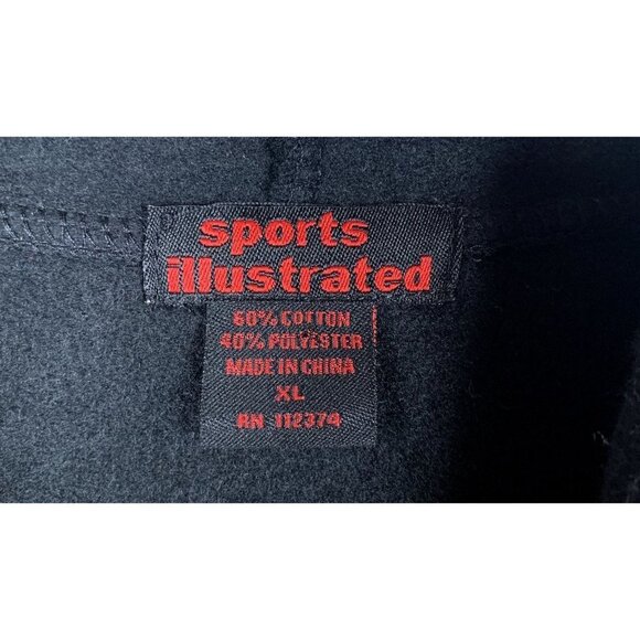 Sports Illustrated Black Zip Up Hoodie Size XL - Picture 3 of 4